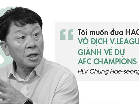 GĐKT Chung Hae-seong đang làm gì ở HAGL?