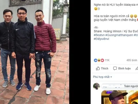 Hài hước: HLV Malaysia là 'người nhà', NHM Việt Nam rối rít cảm ơn!
