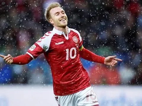 Hat-trick của Christian Eriksen vào lưới CH Ireland