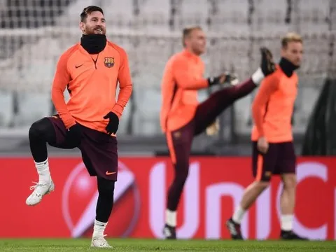 Hé lộ lí do khiến Messi bất ngờ phải dự bị trước Juventus