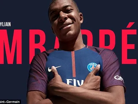 HÉ LỘ: Số áo của Kylian Mbappe tại PSG
