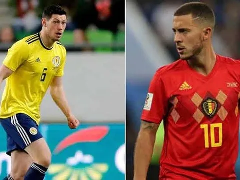 01h45 ngày 08/09, Scotland vs Bỉ: Chờ "Quỷ đỏ" diễu võ dương oai