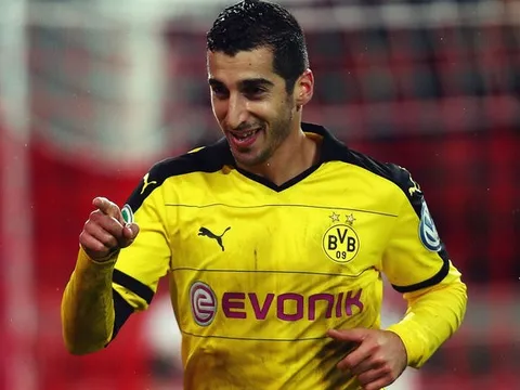 Henrikh Mkhitaryan từng bá đạo thế nào tại Dortmund?