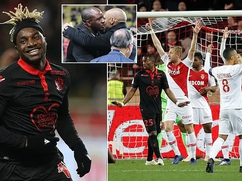 Henry đại chiến Vieira trên ghế chỉ đạo, AS Monaco tiếp tục có điểm