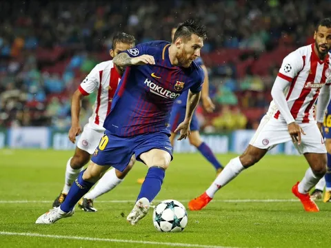 Highlight: Barcelona 3-1 Olympiakos (Bảng D - Champions League)