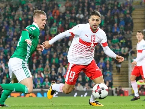 Highlights: Bắc Ireland 0-1 Thụy Sỹ (Play-off World Cup 2018)