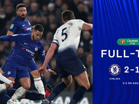 Highlights: Chelsea 2-1 Tottenham (Pen, 4-2)