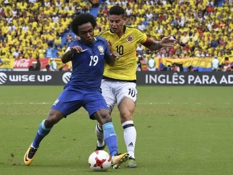Highlights: Colombia 1-1 Brazil (Vòng loại World Cup)