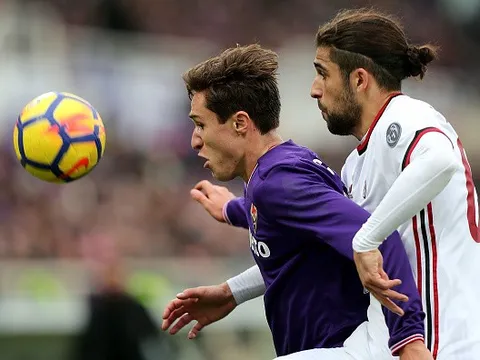 Highlights: Fiorentina 1-1 AC Milan (Vòng 19 Serie A)