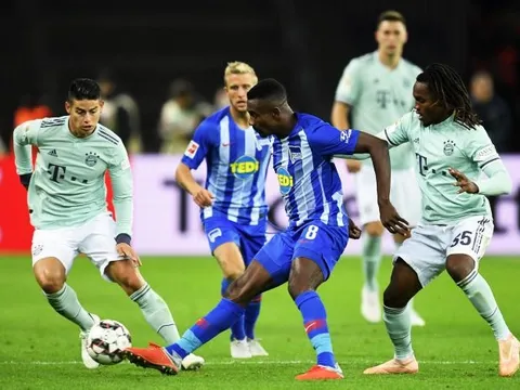 Highlights: Hertha Berlin 2-0 Bayern Munich (Vòng 6 Bundesliga)