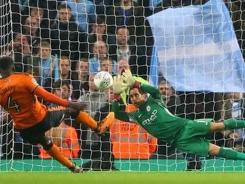 Highlights: Man City * 0-0 Wolves (Vòng 4 Cúp liên đoàn)