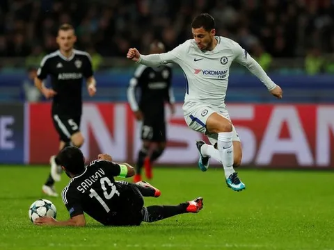 Highlights: Qarabag FK 0-4 Chelsea (Bảng C Champions League)