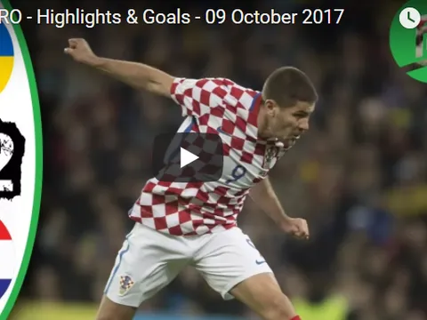 Highlights - Ukraine 0-2 Croatia (Vòng loại World Cup 2018)