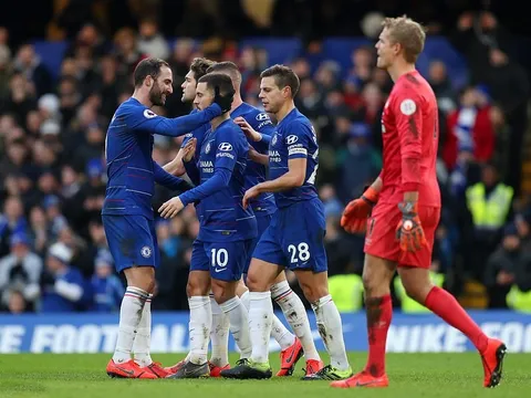 Higuain - Hazard rượt đuổi bàn thắng, Chelsea vùi dập đối thủ không thương tiếc