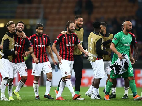 Higuain nổ súng, AC Milan lại thăng hoa ở Europa League