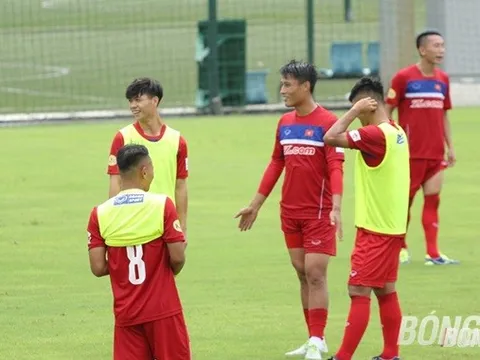 Mạc Hồng Quân, Công Phượng tươi rói trong buổi tập đầu tiên của ĐT Việt Nam