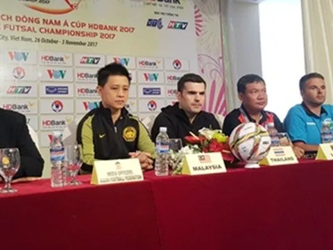 HLV ĐT Thái Lan đánh giá cao ĐT Lào ở giải vô địch Futsal ĐNÁ 2017