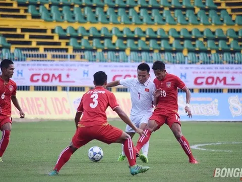 HLV Trần Minh Chiến hài lòng khi cầm hòa U21 Myanmar