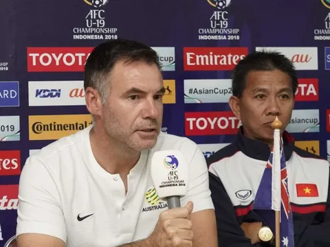 HLV U19 Australia đánh giá cao bóng đá trẻ Việt Nam
