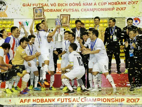 Giải futsal Đông Nam Á 2017: Thái Lan bảo vệ thành công ngôi vô địch, Việt Nam trắng tay