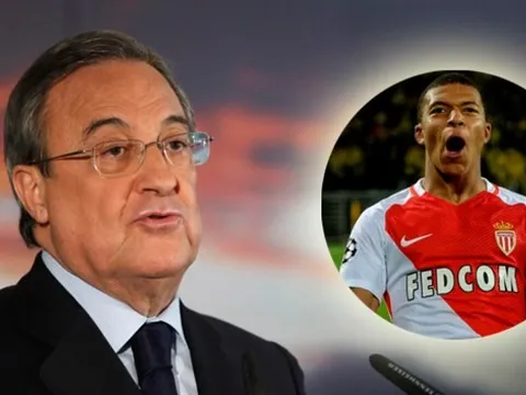 Hụt Mbappe, bố già Perez "trút giận" lên sếp Monaco