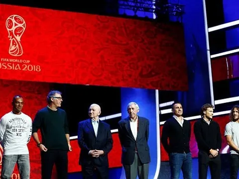 Huyền thoại tề tựu trước lễ bốc thăm World Cup 2018