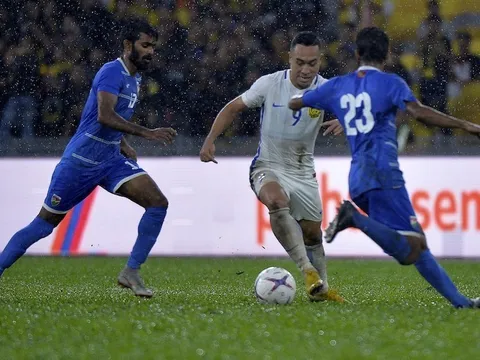Malaysia thắng to Maldives, dọa tuyển Việt Nam trước AFF Cup 2018