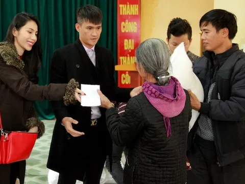 Công Vinh chung tay vì đồng bào gặp thiên tai