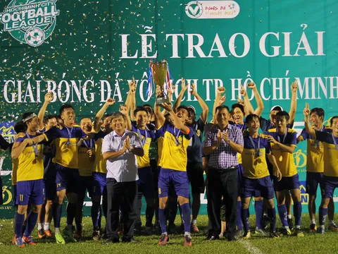 Giải vô địch bóng đá TP.HCM 2017: Hoàng Sang FC lên ngôi vô địch