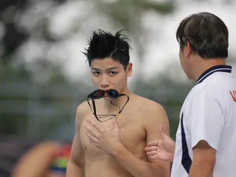 HLV Đặng Anh Tuấn nói gì về kỷ lục SEA Games của kình ngư trẻ Kim Sơn