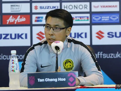 HLV Tan Cheng Hoe: “Chúng tôi muốn chơi tấn công trước ĐT Việt Nam”