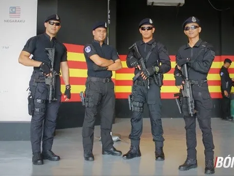 choáng ngợp với dàn an ninh bảo vệ trận chung kết SEA Games 29