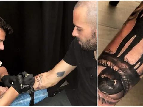 'Siêu dự bị' của Barca khoe hình xăm khủng trước Siêu kinh điển