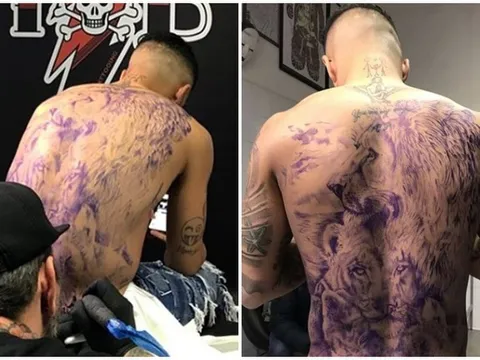 Insigne khoe hình xăm 'hổ báo' trước đại chiến với Juventus