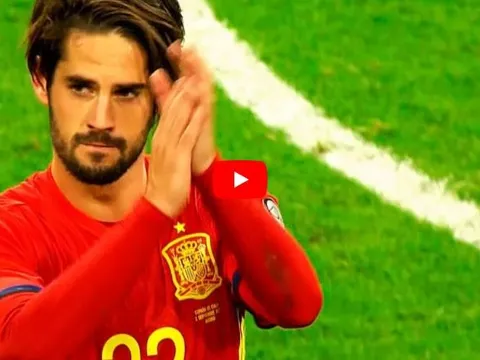 Isco chơi cực hay trong chiến thắng của Tây Ban Nha trước Italia