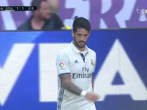 Isco thể hiện ra sao vs Eibar?