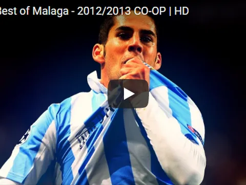 Isco thể hiện tài năng thời còn đá cho Malaga