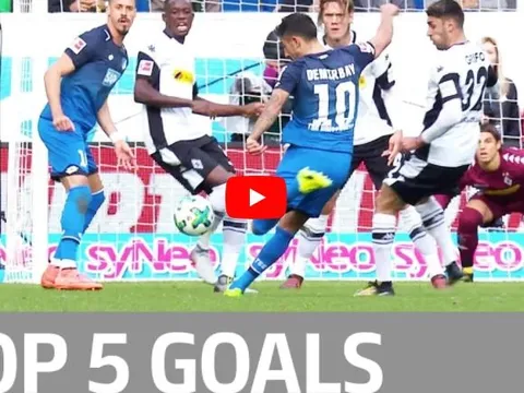 James, Yarmolenko và top 5 bàn thắng đẹp nhất vòng 10 Bundesliga