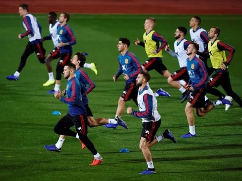 Dàn sao Real và Barca tề tựu cùng đội tuyển Tây Ban Nha