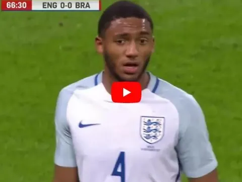 Joe Gomez chơi cực hay trước tuyển Brazil