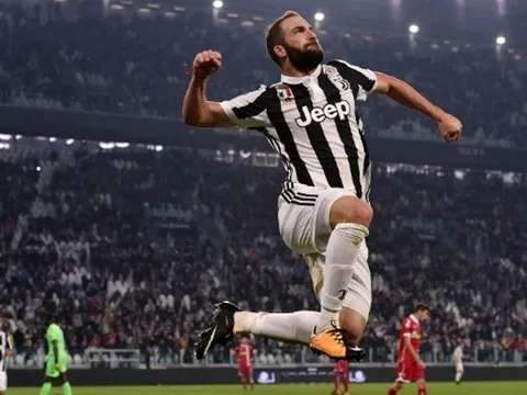 Juve đánh bại Milan, Higuain đạt cột mốc khủng