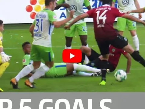 Keita, Muto, Werner và top 5 bàn thắng đẹp nhất vòng 3 Bundesliga
