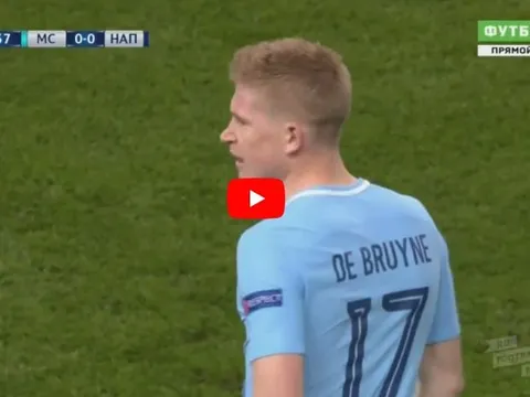 Kevin De Bruyne chơi rất hay trước Napoli