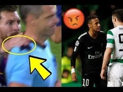 Khi các cầu thủ nổi cáu với trọng tài
