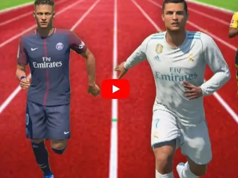 Khi không bóng, ai chạy nhanh nhất FIFA 18?
