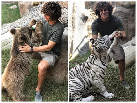 Không lên tuyển, sao Chelsea đi chơi cùng... hổ báo