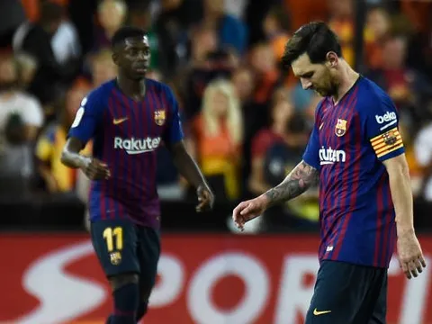 Không thắng trận thứ 4 liên tiếp, Barca chính thức đánh mất ngôi đầu La Liga