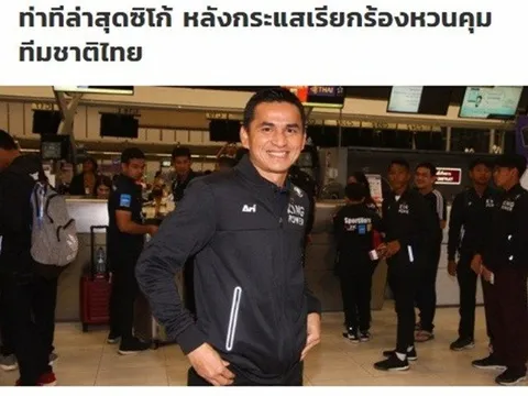 Kiatisak không mặn mà trở lại dẫn dắt tuyển Thái Lan