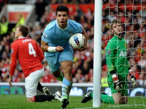 Kun Aguero tiết lộ người mình thân nhất ở Anh là một cầu thủ Man Utd