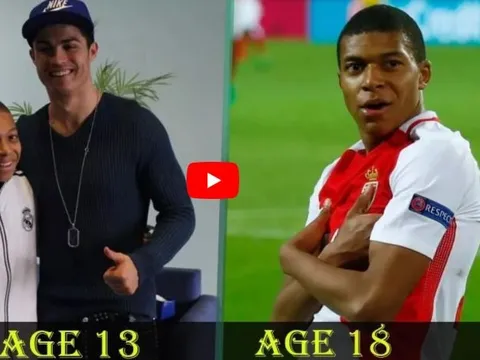 Kylian Mbappe thay đổi như thế nào từ khi 5 tuổi đến hiện tại?
